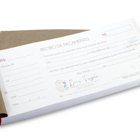 2 blocos recibo 150 fls