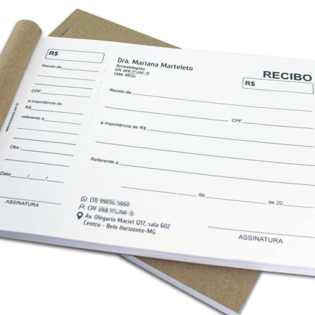 bloco recibo 14x20cm