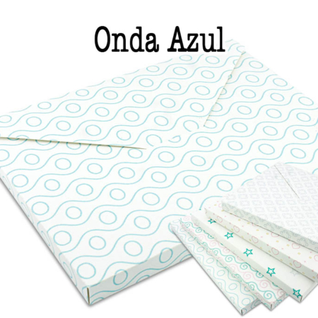 Envelope onza azul